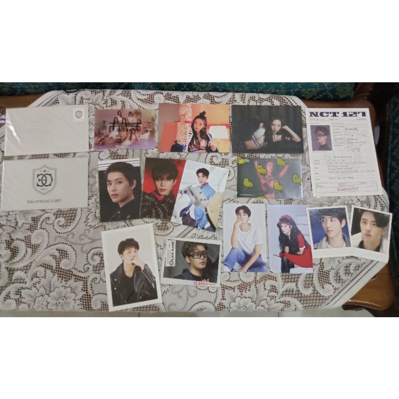 Postcard Red Velvet Joy, EXO-L, Photocard Wendy Season Greeting Clear, Kipas Wendy