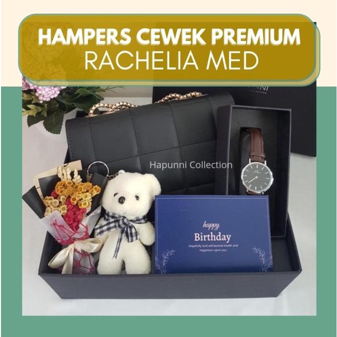 

KADO ULANG TAHUN HAMPERS CEWEK GIFT BOX / WISUDA / ANNIV RACHELIAMED DSG54546WE