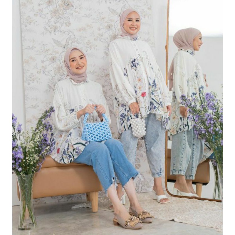 Heidi Top Calla Lily by Haideeorlin