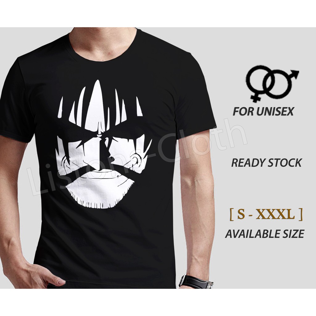 Kaos Anime Gol D Roger One Piece Hitam Baju Distro Manga Pria Tshirt Cowok Keren Tomyliston Shopee Indonesia