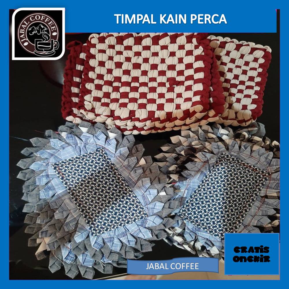 Timpal / Cempal Perca Pegangan Panci / Cempal Kain Perca Isi 2 Pcs / Cimpal Perca Anti Panas 07