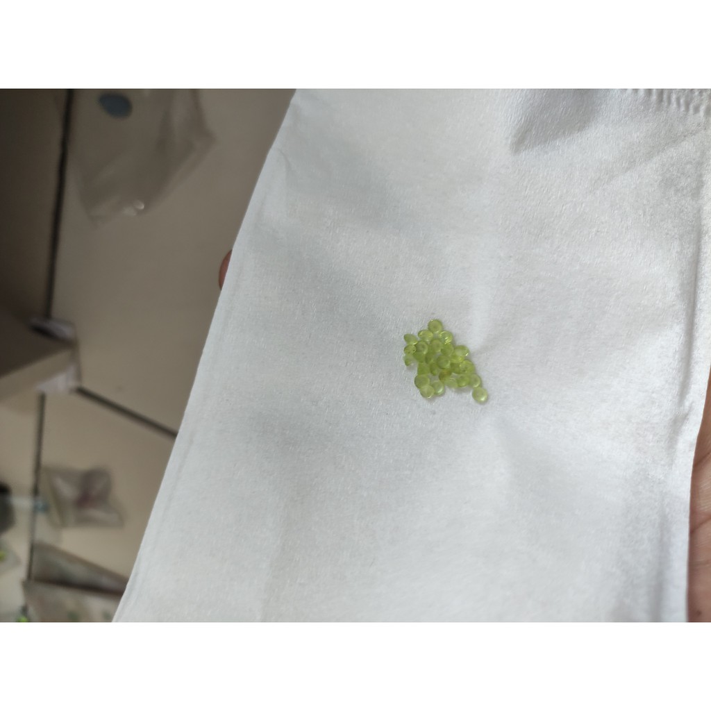 Batu Permata Natural Peridot Zircon Hijau