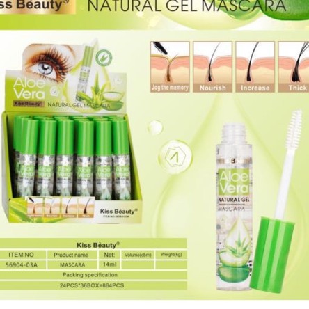 KISS BEAUTY NUTRITION GEL MASCARA 14ML MASCARA BENING WATERPROOF SERUM BULUMATA