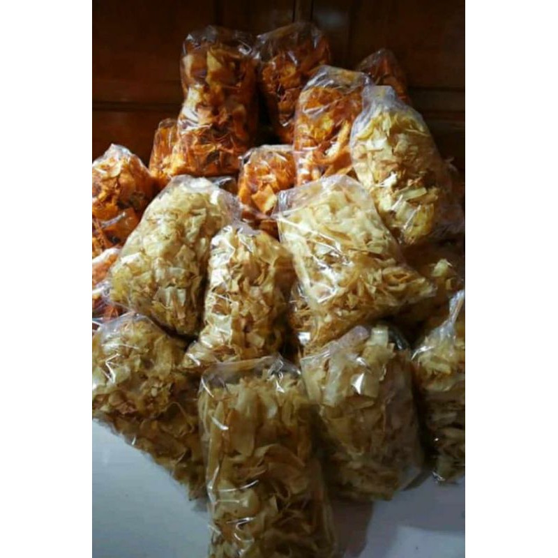 

Gooku 28 Store (Bisa ) Kripset/Kripik Ori Renyah Gurih Endoll,Ukuran 1/4 / 250Gram