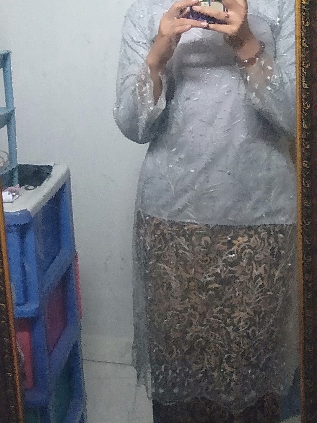 [ori - 4 Varian Warna -] Wou Batik Couple Amalia Batik Couple Kebaya Modern Batik - Bg032