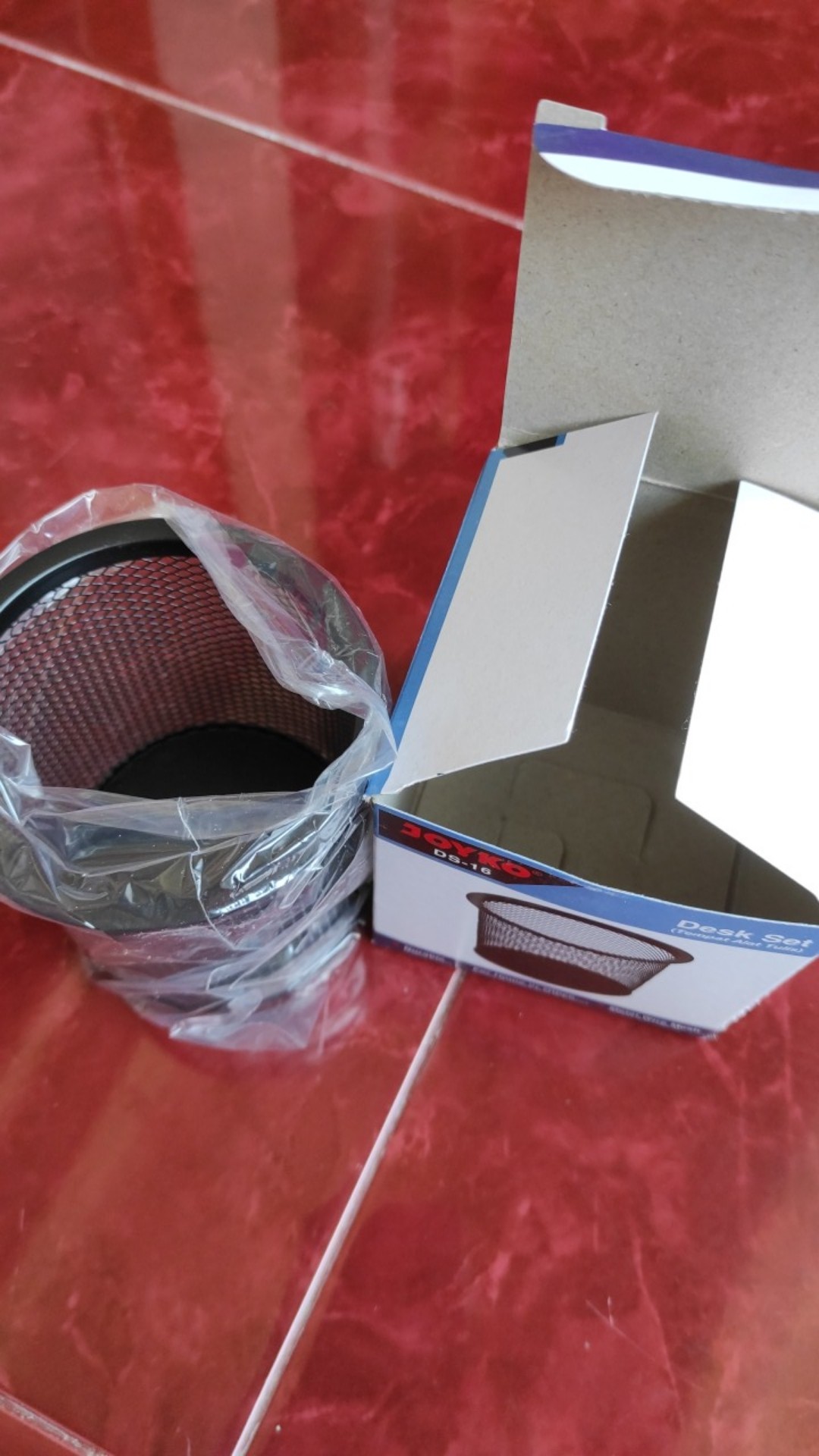 Desk Set Joyko Ds-16 Pen Holder Tempat Alat Tulis Jaring Pen Stand