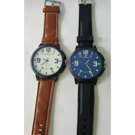 JAM TANGAN COWOK S.A KULIT KACA FILM