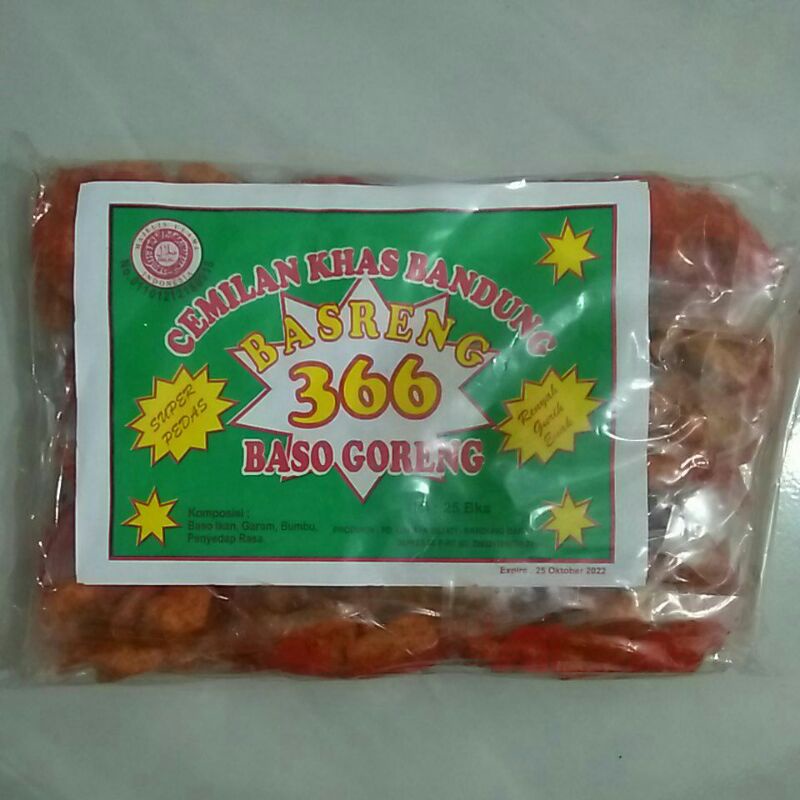 

BASRENG SUPER PEDAS/BASO GORENG SUPER PEDAS isi 25bks