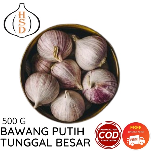 Bawang Putih Tunggal Lanang Besar 500G