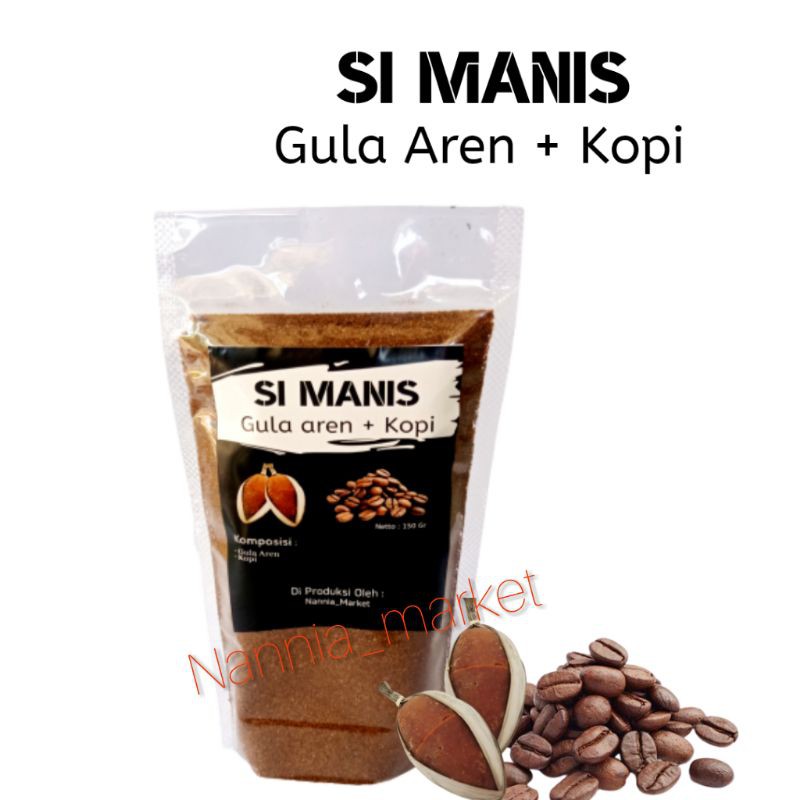 

GULA AREN KOPI 150 gram | SI MANIS GULA AREN PLUS KOPI | NANNIA_MARKET