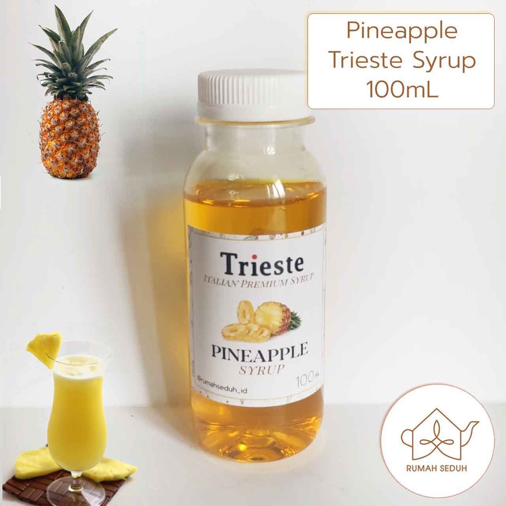 Jual 100ml Trieste Pineapple Syrup Sirup Buah Nanas Shopee Indonesia 