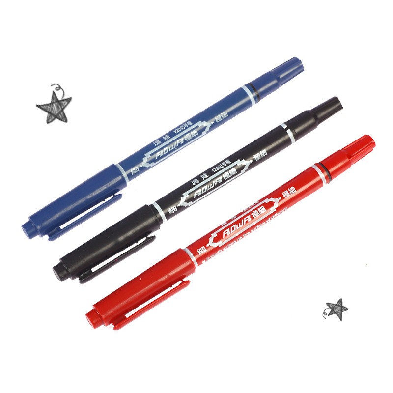 

INDORETAIL | Jual Hot Double-Kepala Spidol Waterproof Ujung Yang Berbeda Ukuran Liner Permanen