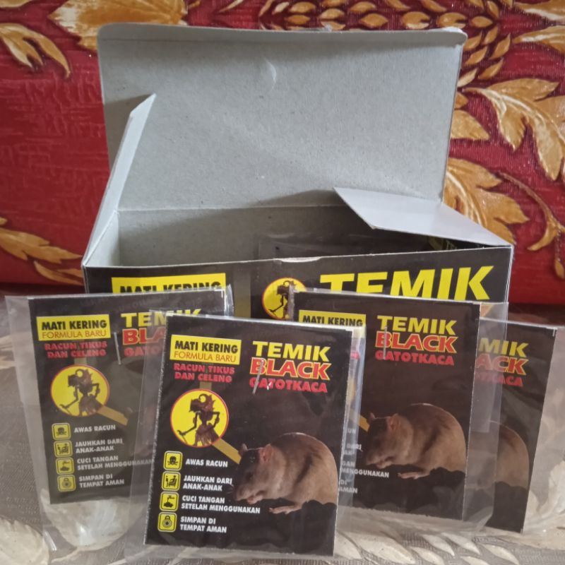 Racun Tikus Temix Black Gatotkaca Super Ampuh