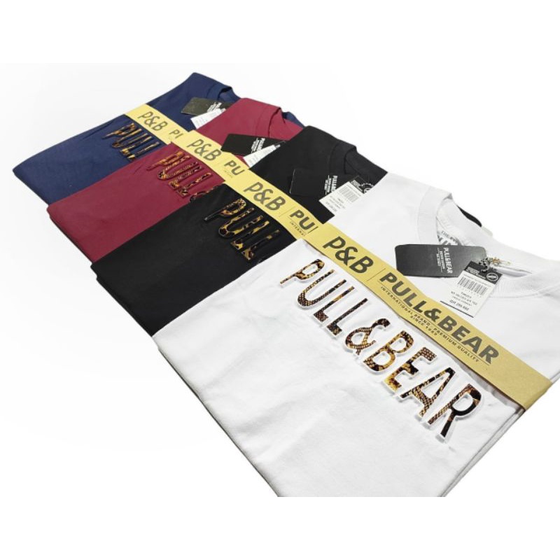 KAOS FASHION PULL AND BEAR BRANDED PRIA WANITA ORIGINAL COTTON 24S