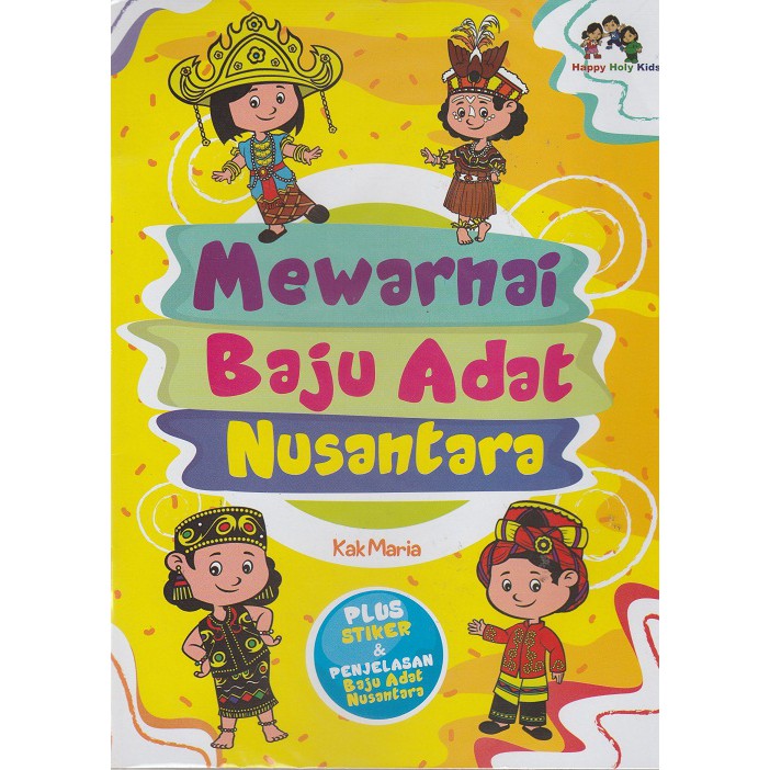 Jual MEWARNAI BAJU ADAT NUSANTARA Indonesia|Shopee Indonesia