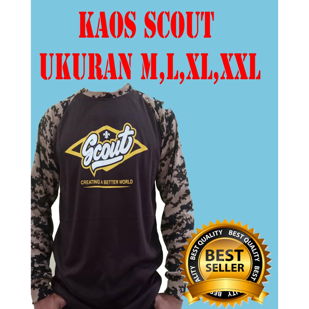 Kaos pramuka - Kaos Scout  - kaos pramuka termurah - perlengkapan pramuka
