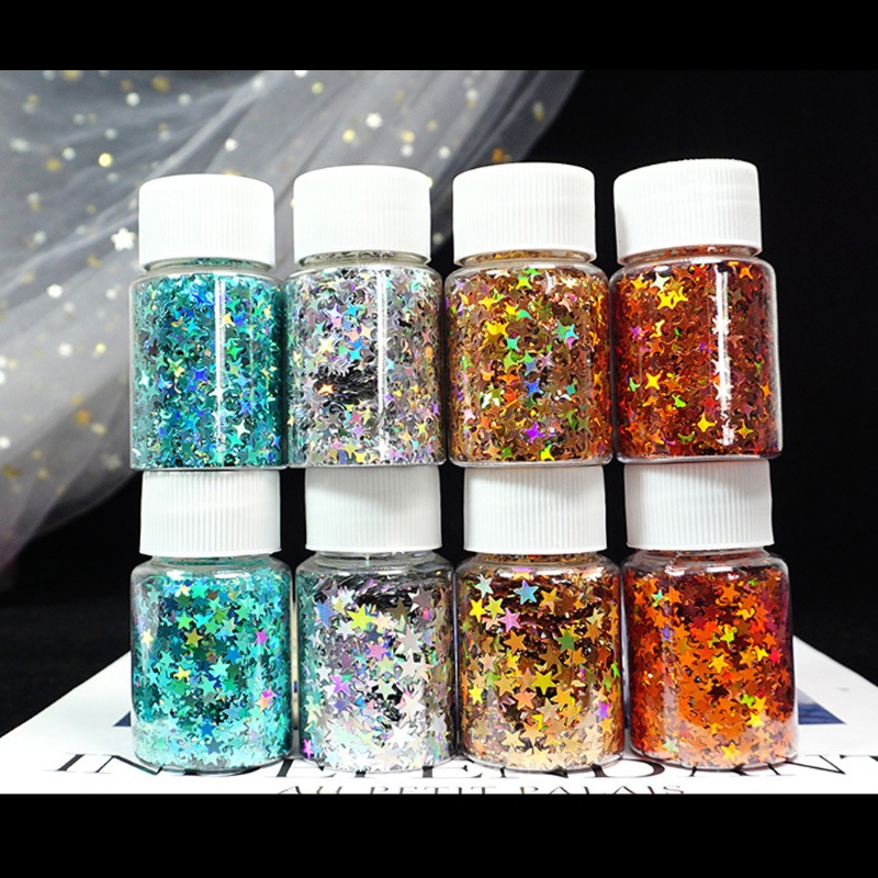 SIY  Resin Glitter Sequins Ultra-Thin Confetti Flakes for Epoxy Resin Crafts Open Bezels Resin Molds DIY Art Crafts and Decor