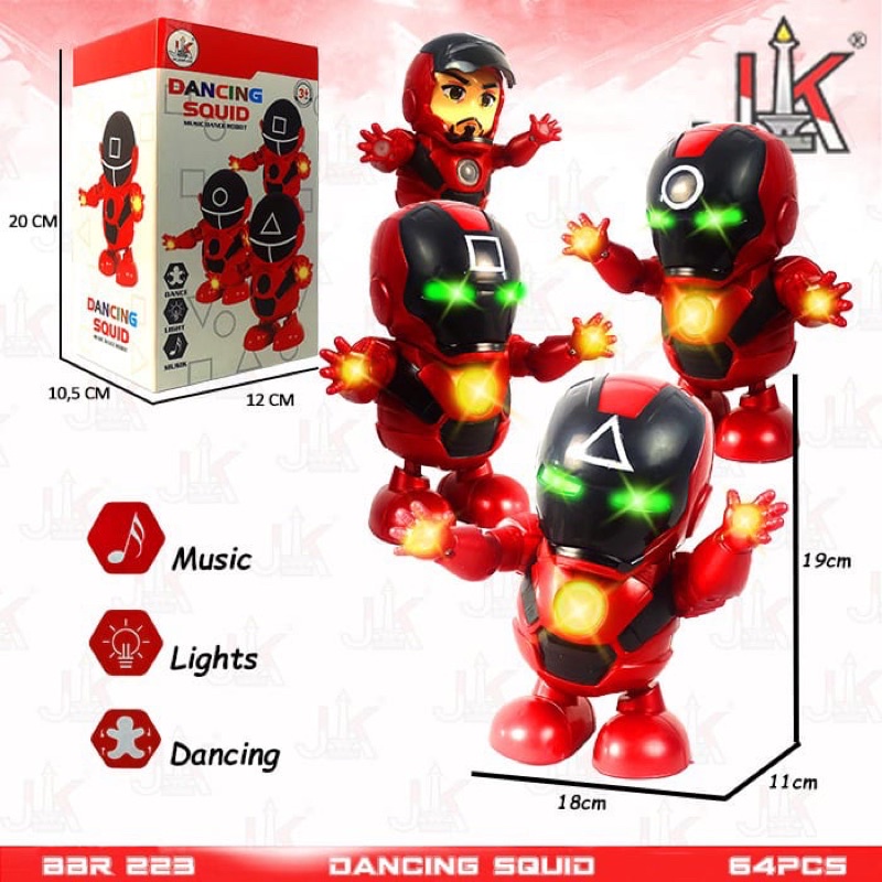 Mainan Anak Dancing Robot Squid Game