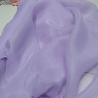 Kain Organza Polos / Organza Premium / Organza Silk Premium / Bahan Organza Grade A