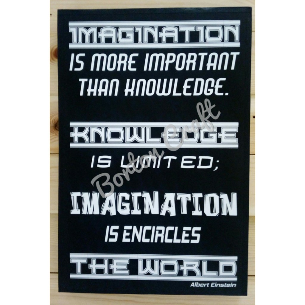 Dijual Poster Quotes Albert Einstein Murah