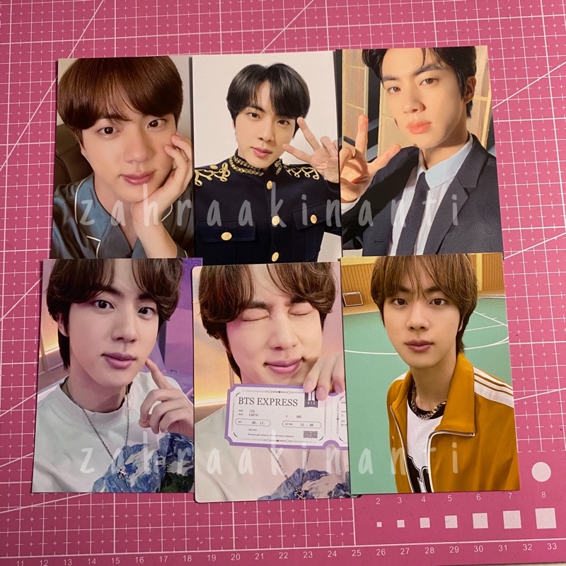 [READY STOCK] JIN SEOKJIN MINI PHOTOCARD MPC BE PAJAMA PAJAMAS COIN POUCH SYS SPEAK YOURSELF POWERBA