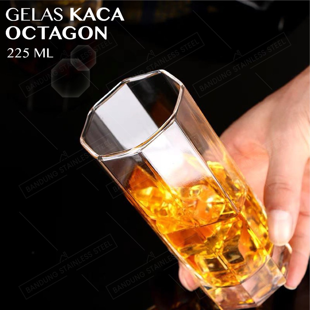 gelas minum air whiskey beer bir vodka teh kaca cangkir drinking glass