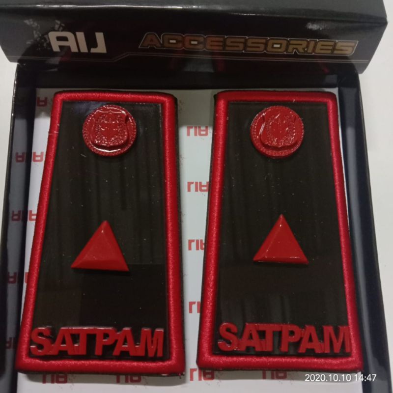 Tph security terbaru manager akrilik mika | Pangkat satpam gada utama 1 merah mika akrilik