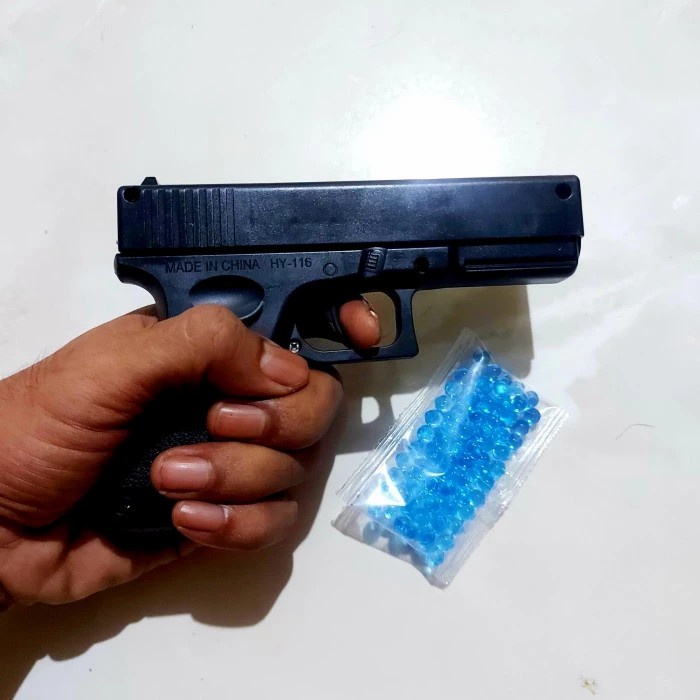 MAINAN PISTOL WATER GEL SOFT PELURU LUNAK MURAH