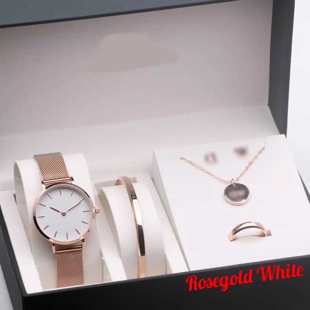 (BISA COD!!) JAM TANGAN WANITA PREMIUM PETITE PASIR RANTAI STAINLESS PAKET DIAMETER 3 CM | JAM TANGAN FASHION WD