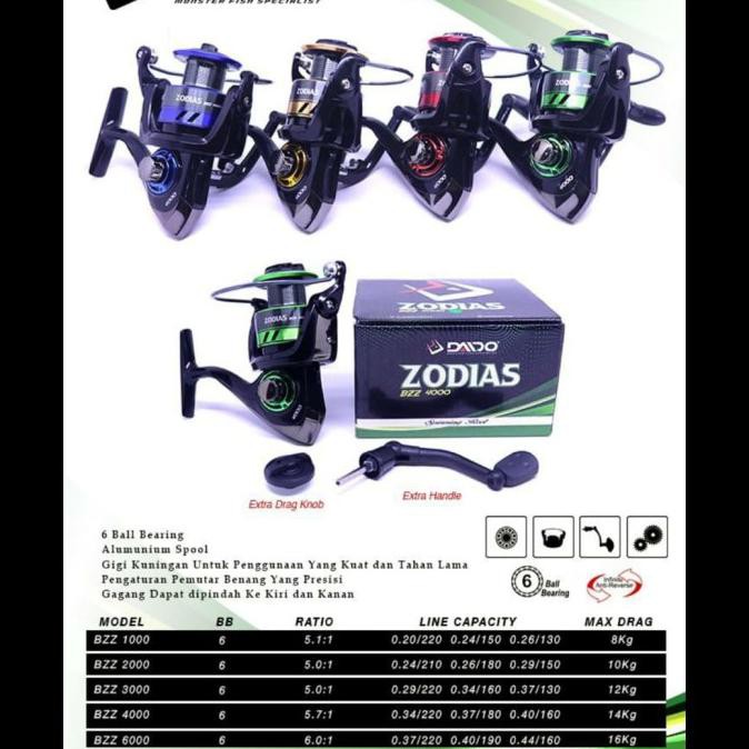 REEL DAIDO ZODIAS 3000 BONUS HANDEL