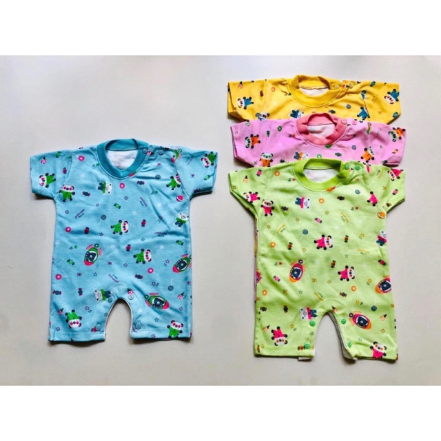 Romper/Hansop Bayi Motif (Bahan Double Cotton)