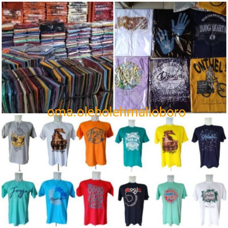 KAOS JOGJA KAOS MALIOBORO KAOS POLYESTER