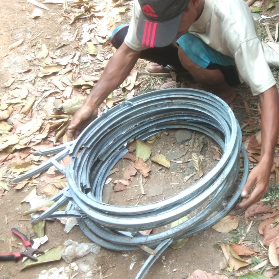 pengunci ring clam drum plastik 200L Terlaris