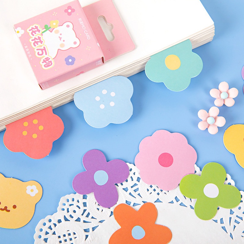 46pcs/set Creative Exquisite Scrapbooking Sticker Simple DIY Hand Account Flower Decoration Stickers