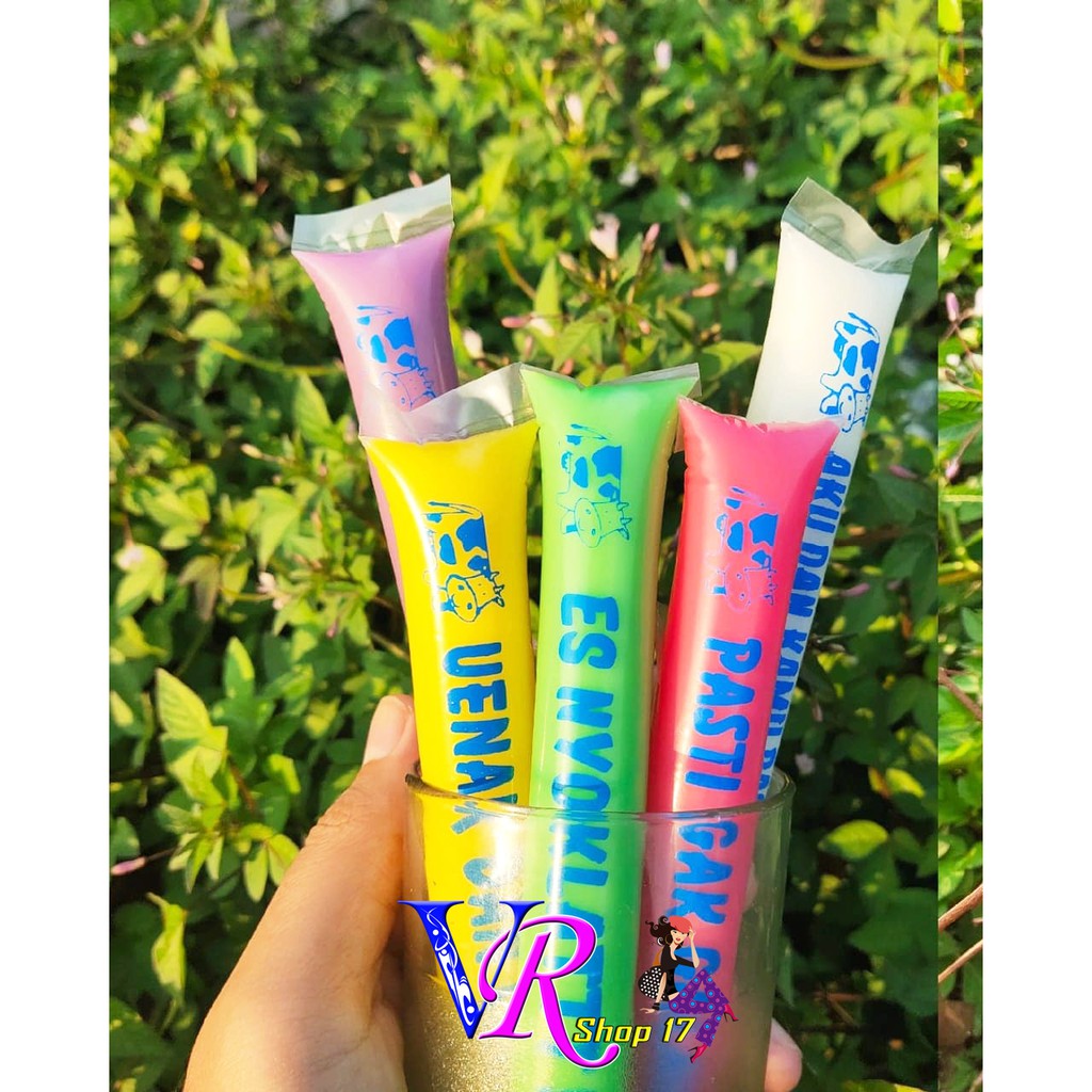 

PLASTIK ES MAMBO / SPIDOL SABLON UK3X23 MIX BIRU, MERAH, KUNING