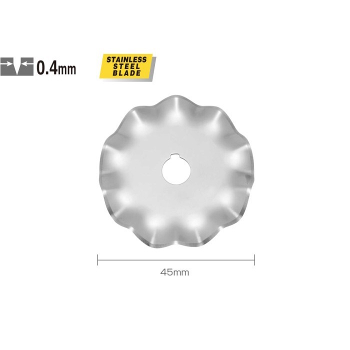 

Refill Rotary Cutter Wavy Blade WAB45-1 Olfa JAPAN