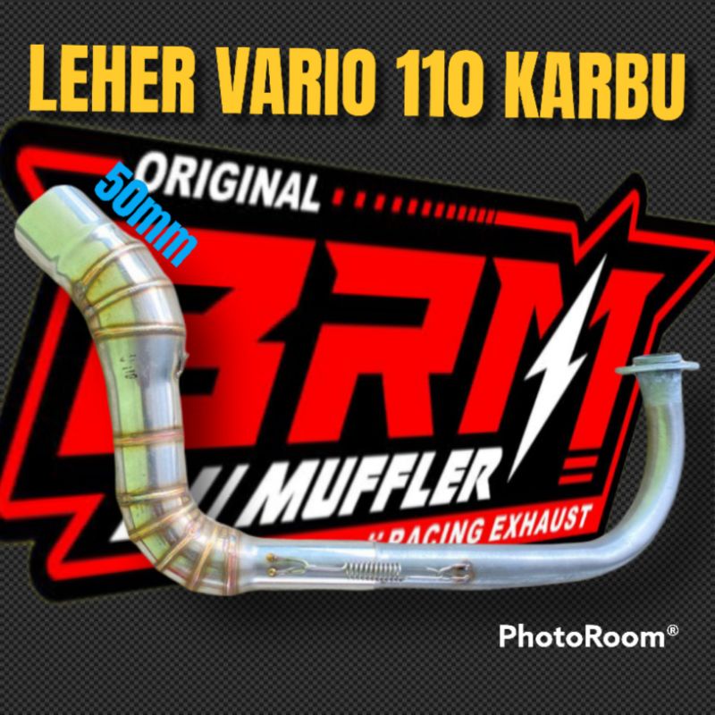 Pipa Leher KNALPOT VARIO 110 KARBU