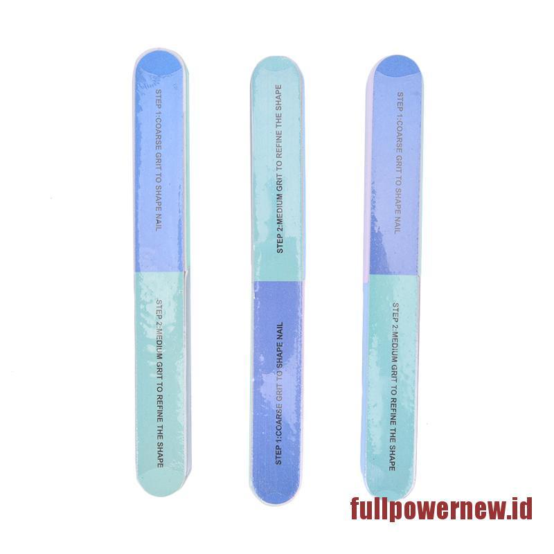 【COD】3Pcs 7in1 Finger Toe Nail File Buffer Shiner Manicure Pedicure Polishing Sanding