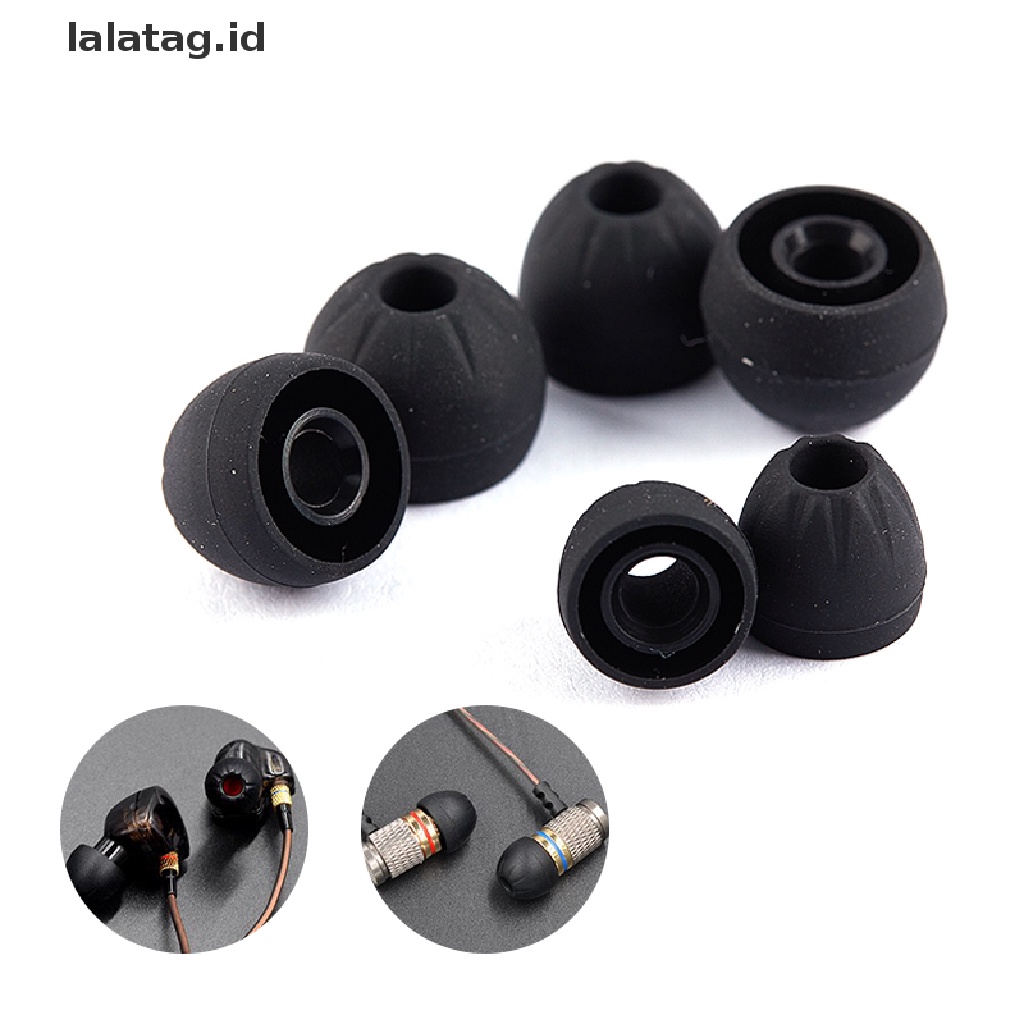 (lalatag) 6pcs / Set Earcaps Pengganti Bahan Silikon Untuk Earphone In-Ear KZ