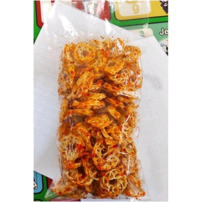 

krupuk mawar extra pedas daun jeruk 500gram