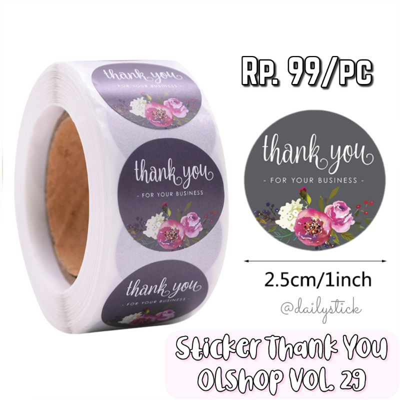 

Sticker Thank You Olshop Vol. 29