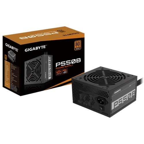 GIGABYTE P550B 550W 80+ BRONZE RESMI - PSU POWER SUPPLY 550 WATT