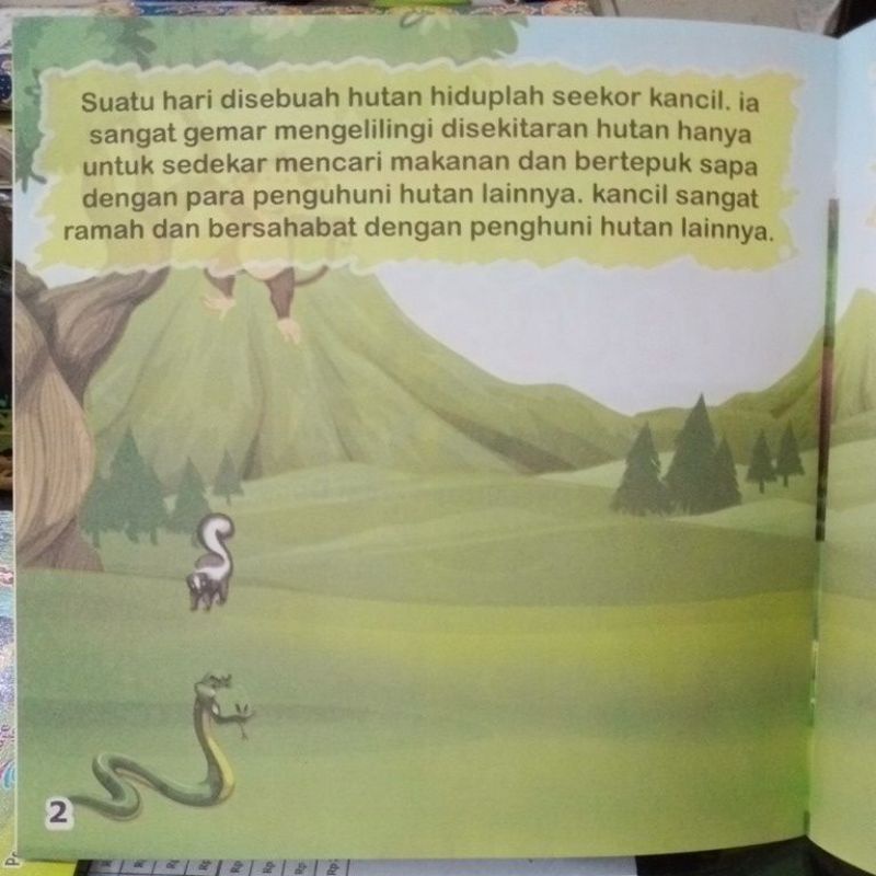 Buku Seri Petualangan Kancil Lolos Dari Bahaya (19×19cm)