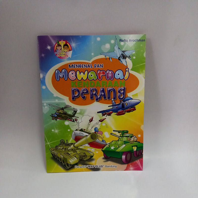 

Buku Aktivitas Mengenal dan Mewarnai Kendaraan Perang