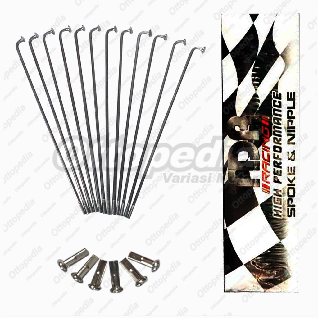 Ruji Jari - Jari TDR Ring 14 Depan belakang Beat Scoopy Spacy Vario 130 & 89 36H chrome