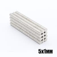 [MGT-9012] MAGNET NEODYMIUM BULAT ROUND KOIN COIN CYLINDER DIAMETER 5X1MM