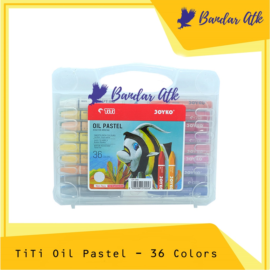 

Titi Krayon Minyak 36 Warna Crayon Oil Pastels 36 Colors [1 SET]