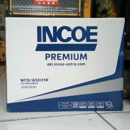 Jual Aki Accu Basah 70 AH INCOE Premium Astra N70, Mitsubishi Kuda