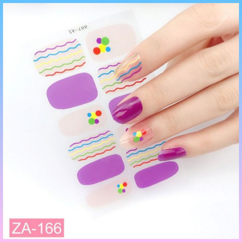 Z Stiker Kuku Nail Sticker Nail Art Murah Impor