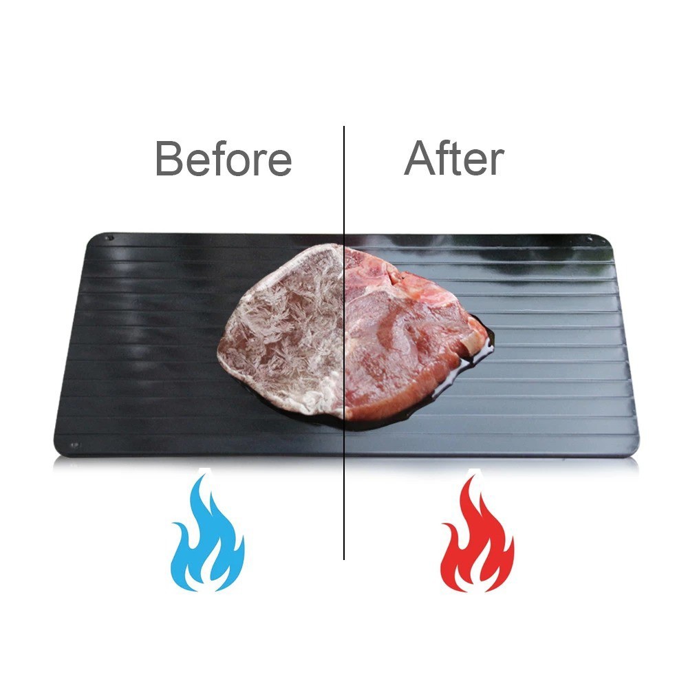 Alat Pencair Daging Beku Defrosting Tray Plate Talenan Plat